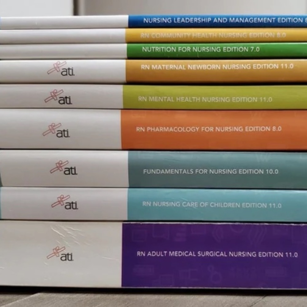 ATI RN PREP BOOKS- used like new condition